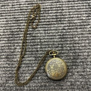 Men’s Women’s Quartz Doctor Who Pocket Watch time With Chain- Needs New Battery